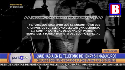 BUXTREP on Twitter Qué había en el celular de Henry Shimabukuro