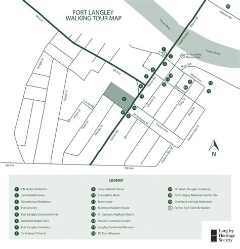 Fort Langley Map - Langley Heritage Society