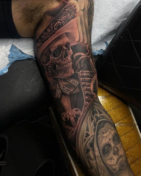 Aztec Tattoos Sleeve Best Sleeve Tattoos Tattoo Sleeve Men Mexican