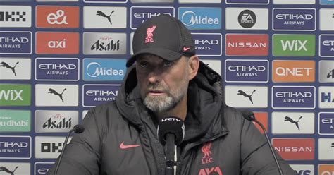 Jurgen Klopp Makes Honest Admission Over Liverpool Role After Man City