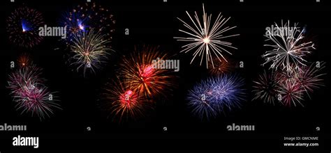 Fireworks part one Stock Photo - Alamy