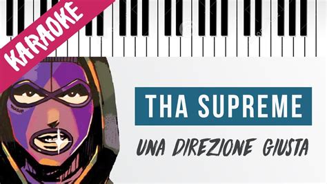 Tha Supreme Neffa Una Direzione Giusta Piano Karaoke Con Testo