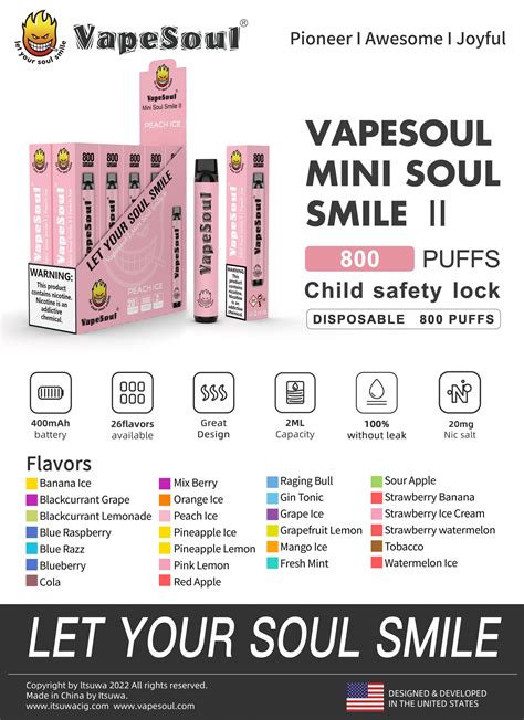 Mini Soul Smile II Experienced Electronic Cigarette Supplier