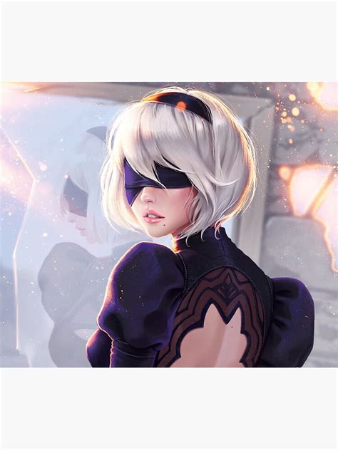 Sexy YoRHa 2B Lewd Thighs Thicc Ass Butt Nier Automata Anime Hentai Girl 11 Mouse Pad By