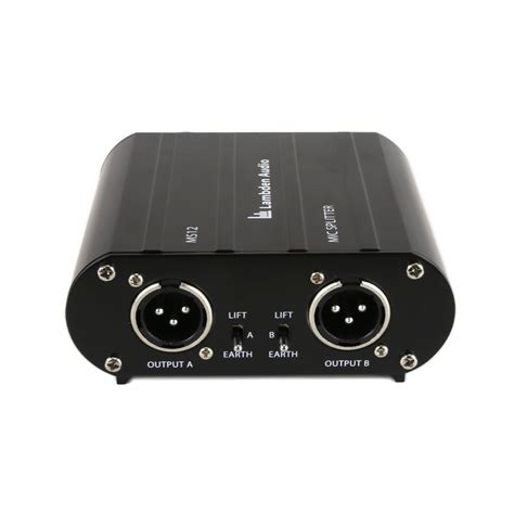 MS12 Mic Splitter By Lambden Audio At Gear4music