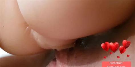 Lesbian Tribbing Wet Tight Teen Pussy Tribbing And Humping Rough Against Sex Doll Pussy Lina