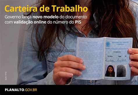 Carteira De Trabalho Tem Validade - Ministério do Trabalho lança nova Carteira de Trabalho Digital