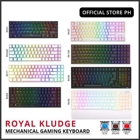 Rk Royal Kludge Wireless Mechanical Gaming Keyboard Rgb Hot Swappable Keys Rk Rkg Rk Rk