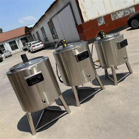 High Speed Milk Batch Pasteurization Tank Pasteurizer Machines Steam