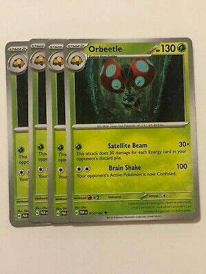 Pokemon Card Paradox Rift X Playset Orbeetle Near Mint Ebay