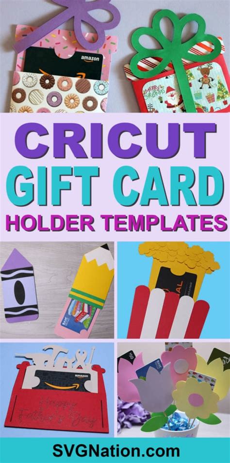 Cricut Gift Card Holder Ideas {Fun Designs for Holidays & Occasions}