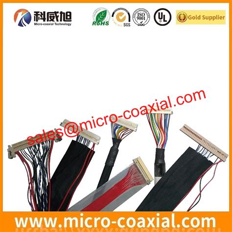 Custom I PEX 2047 0401 Fine Micro Coax Cable Assembly I PEX 20422 EDP