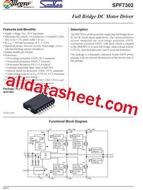 SPF7302 Datasheet(PDF) - Allegro MicroSystems