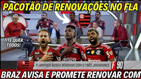 Pacot O De Renova Es No Flamengo Tite De Olho Nas Renova Es