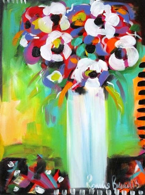 Still Life And Floral Colorful Art Abstract Flowers Art