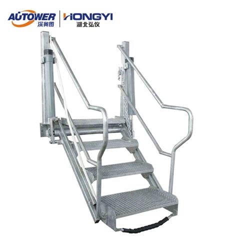 Movable Flexible With Handrail Folding Stairs For Liquid And Gas Transportation - Buy Portable ...