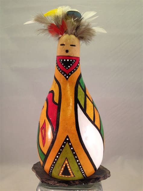 Pin By Danielle Selby On My Gourds Gourds Crafts Gourd Art Felt Dolls