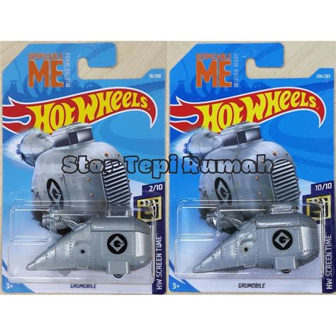Hot Wheels Grumobile Fantasy Screen Time Despicable Me Minions Shopee Malaysia