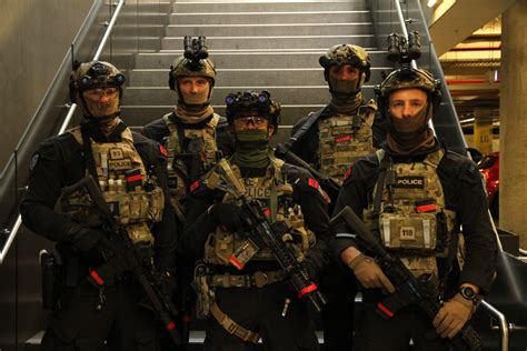 Members Of The Western Australia Police Force Tactical Response Group