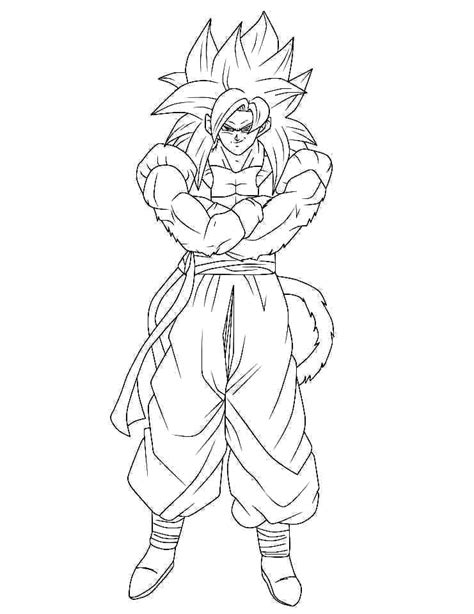 Coloriage Gogeta T L Charger Et Imprimer Gratuit Sur Coloriageenfant