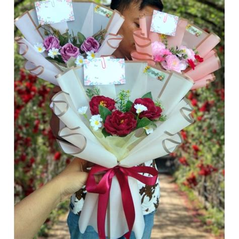 Jual Bouquet Buket Bunga Artificial Untuk Wisuda Hari Ibu Ulang