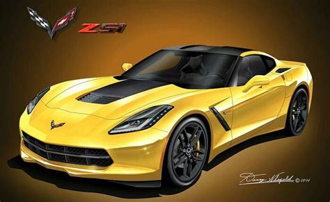 Corvette art | Coches de lujo, Lujos, Coches