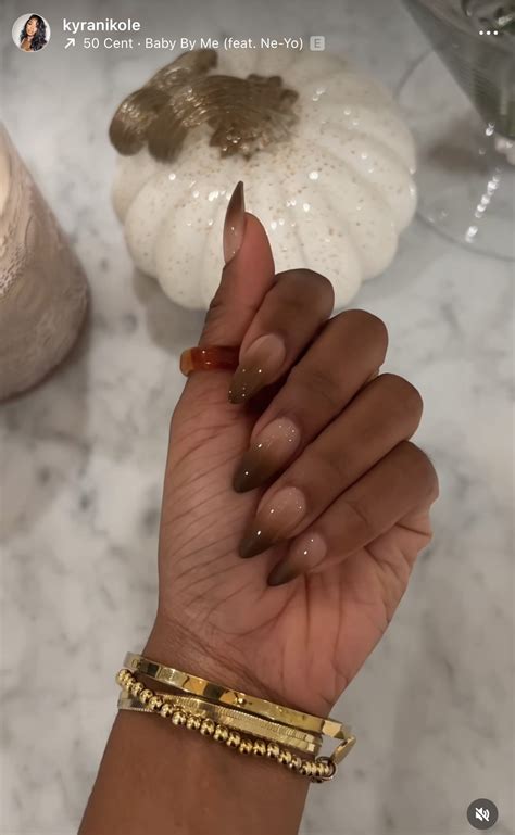 Pin By Elizabeth On Nails Inspo Brown Nails Brown Nails Design Nude Nails