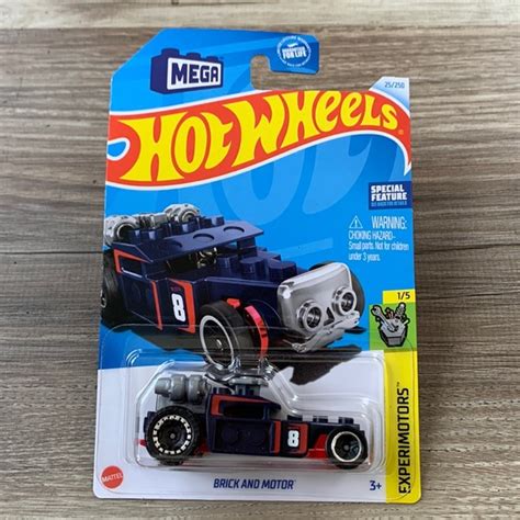 Toys Hot Wheels Brick Motor Hw Experimotors Mattel Hotwheels Mega Block Poshmark