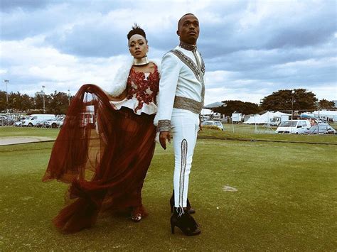 Thando Thabethe And Somizi Rock Durban July 2016 Red Carpet 7 Pictures