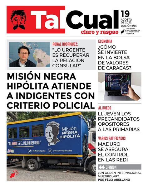 Talcual On Twitter La Portada Interactiva De Esta Semana En Talcual