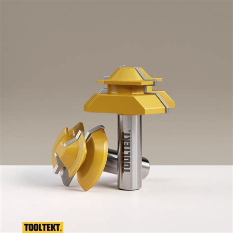 TimberLock® 45° Lock Miter Router Bit - 1/2" Shank – Tooltekt