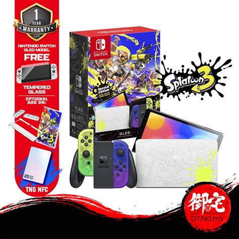 【11 Sale】nintendo Switch Oled Model Splatoon 3 Limited Edition Console