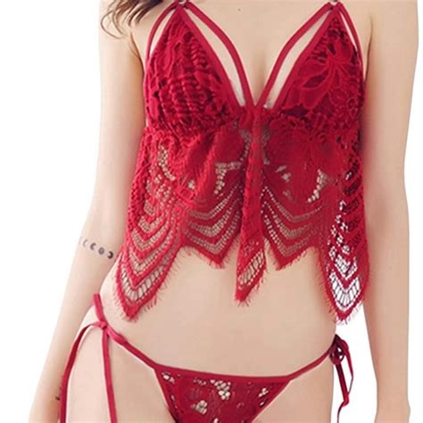Intimates Sleepwear New Sexy Piece Red Lace Lingerie Set Poshmark