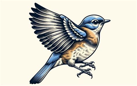 Bluebird Tattoos: Joy and Optimism Symbolized