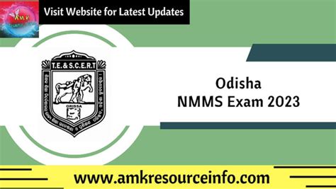 Odisha National Means Cum Merit Scholarship Nmms 2023 Registrations