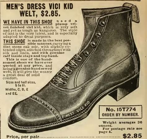 1900s 1910s Mens Shoe And Boot History Edwardian Era Edwardian