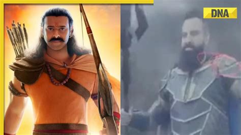 Unseen Footage Of Saif Prabhas Face Off From Adipurush Excites Fans