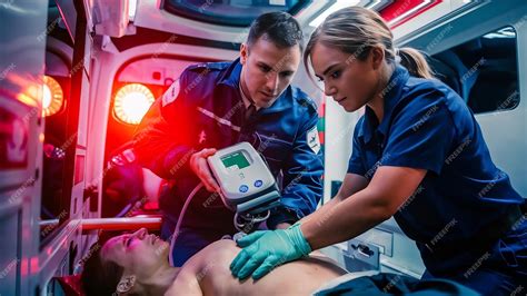 O Que E Um Paramedico - Paramedico usando desfibrilador ajudou a conduzir um carro de ...