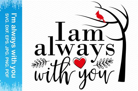 I'm Always with You Clipart Graphic by BlueFlex · Creative Fabrica