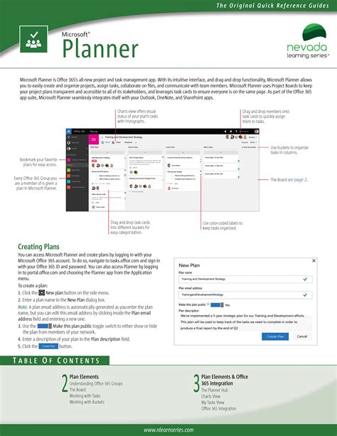 Quick Reference Guides Office 365 Nevada Learning