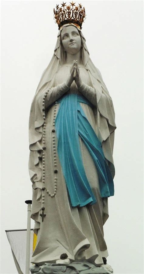 our lady of lourdes outdoor statue | Religious Sculpture