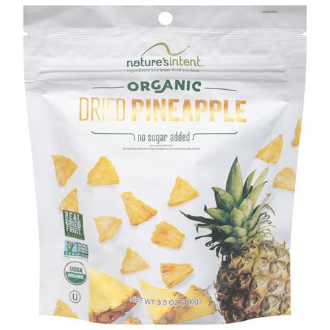 Nature S Intent Dried Pineapple Organic 3 5 Oz Delivery Or Pickup