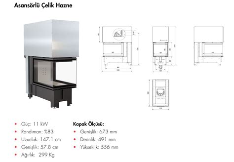 Hursan Fireplace - NBU/500/700