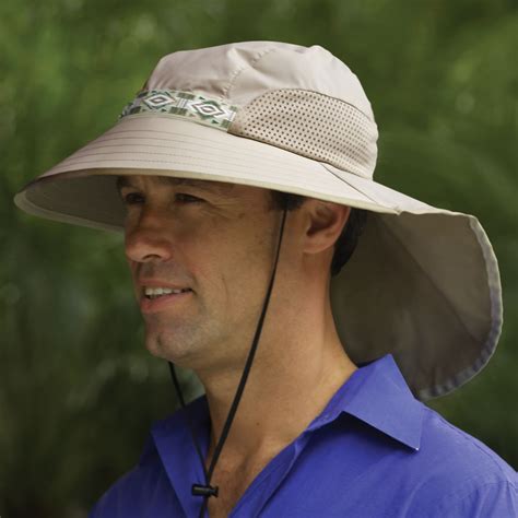 The Uv Ray Protection Sun Hat Hammacher Schlemmer