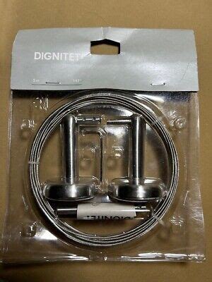 IKEA DIGNITET Wire Hanging Kit Curtain Rail 5m 197 600 752 95 EBay