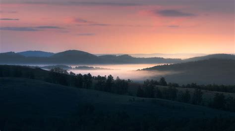 1366x768 Landscape With Trees And Fog 5k Laptop HD ,HD 4k Wallpapers,Images,Backgrounds,Photos ...