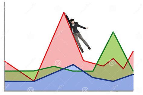 You Never Know How Long Youll Be at the Top. a Businessman Falling Off ...