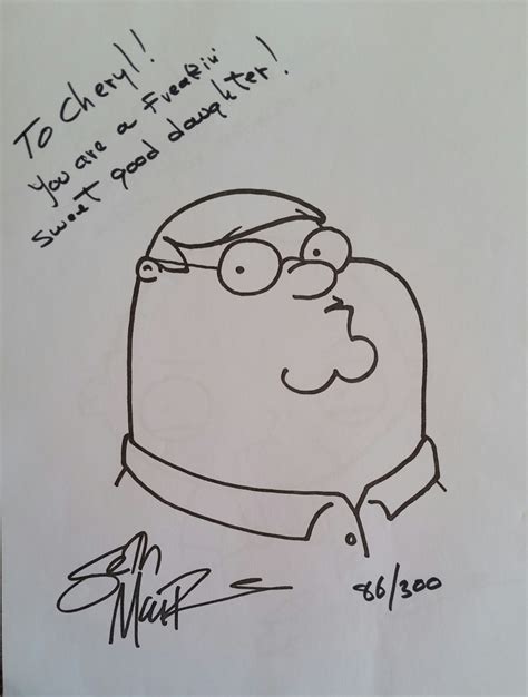 Seth Macfarlane Autograph Celebrity Autograph Success