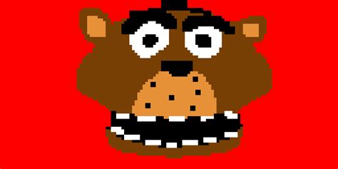 Its A Freddy Fazbear Pixel Art