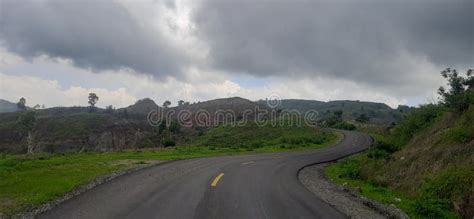 Indonesia - Timor Leste Border Road Stock Image - Image of completed ...